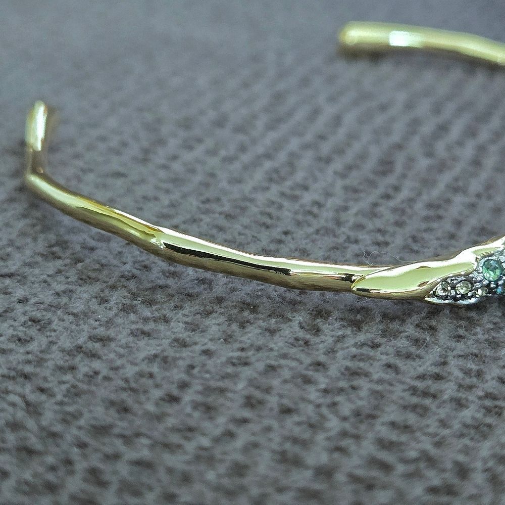 Alexis Bittar "Solanales" Thin Crystal💎 Cuff Bracelet - Picture 6 of 16